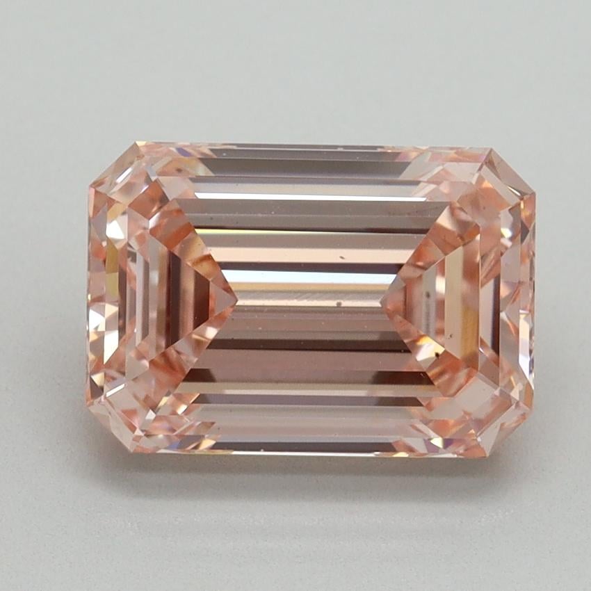 3.15 Ct. Fancy Intense Pink Emerald Lab Grown Diamond