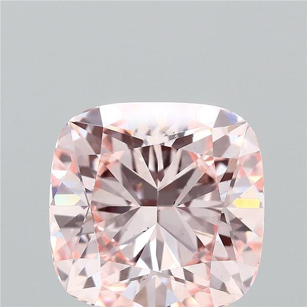 2.05 Ct. Fancy Intense  Pink Cushion Lab Grown Diamond