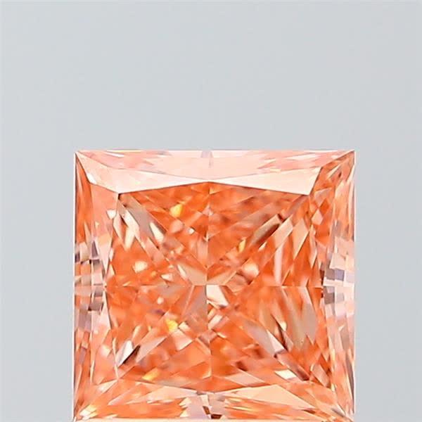 0.99 Ct. Fancy Vivid Pink Princess Lab Grown Diamond