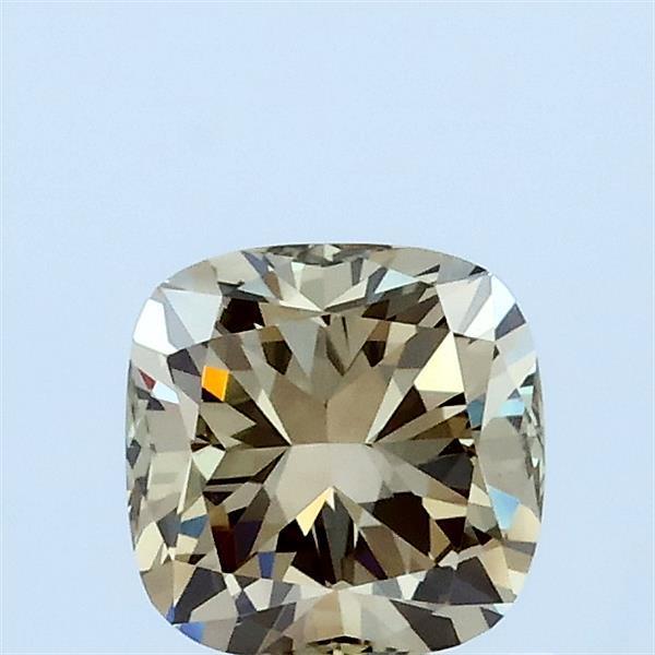 0.80 Ct. Fancy Brownish Yellow Cushion Lab Grown Diamond