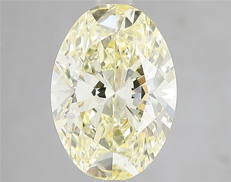 3.13 Ct. Fancy Intense Yellow Oval Lab Grown Diamond