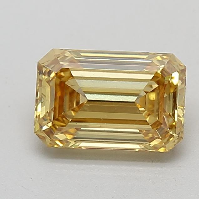 1.91 Ct. Fancy Intense Brownish Yellow Emerald Lab Grown Diamond