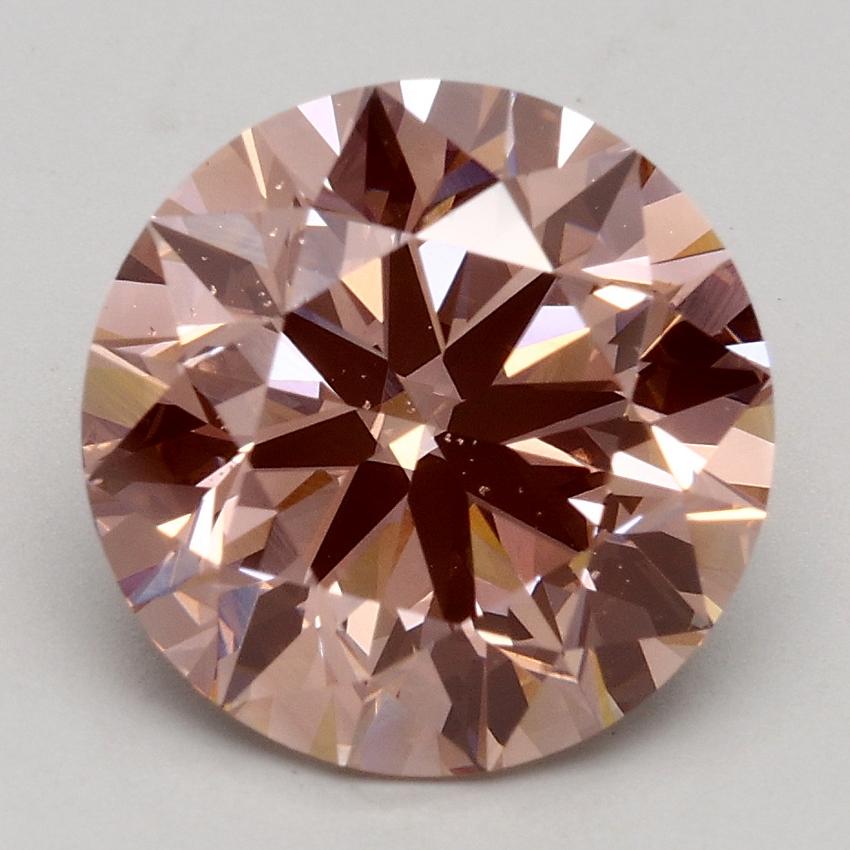 3.00 Ct. Fancy Intense Pink Round Lab Grown Diamond