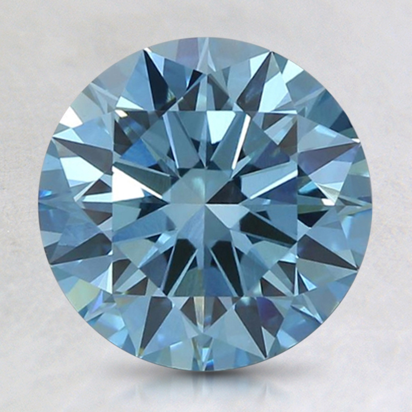 2.04 Ct. Fancy Intense Blue Round Lab Grown Diamond