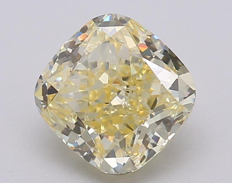 1.57 Ct. Fancy Intense Yellow Cushion Lab Grown Diamond