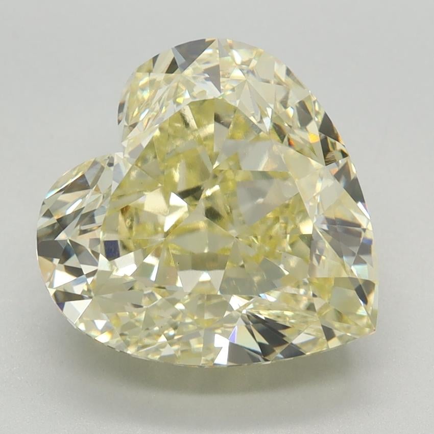 5.22 Ct. Fancy Intense Yellow Heart Lab Grown Diamond