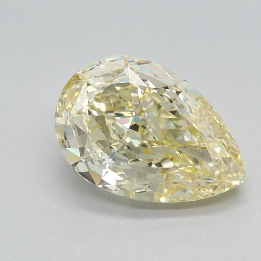 2.11 Ct. Fancy Intense Yellow Pear Lab Grown Diamond