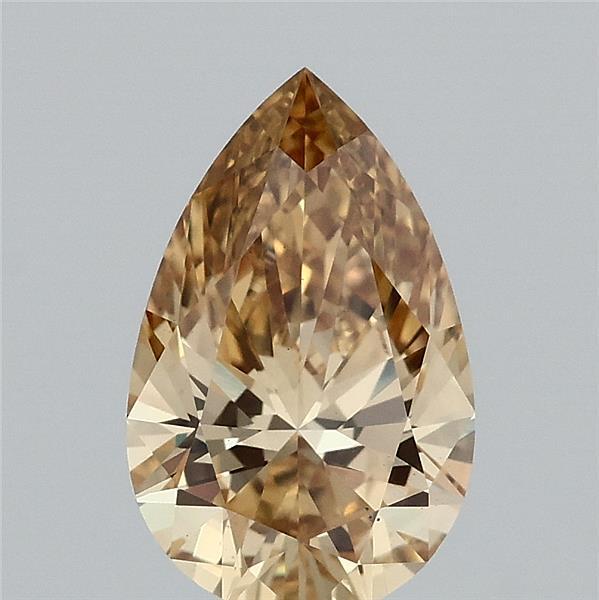 1.52 Ct. Fancy Intense Yellow Pear Lab Grown Diamond