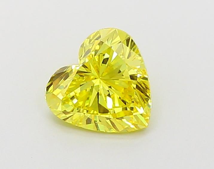 1.05 Ct. Fancy Vivid Yellow Heart Lab Grown Diamond