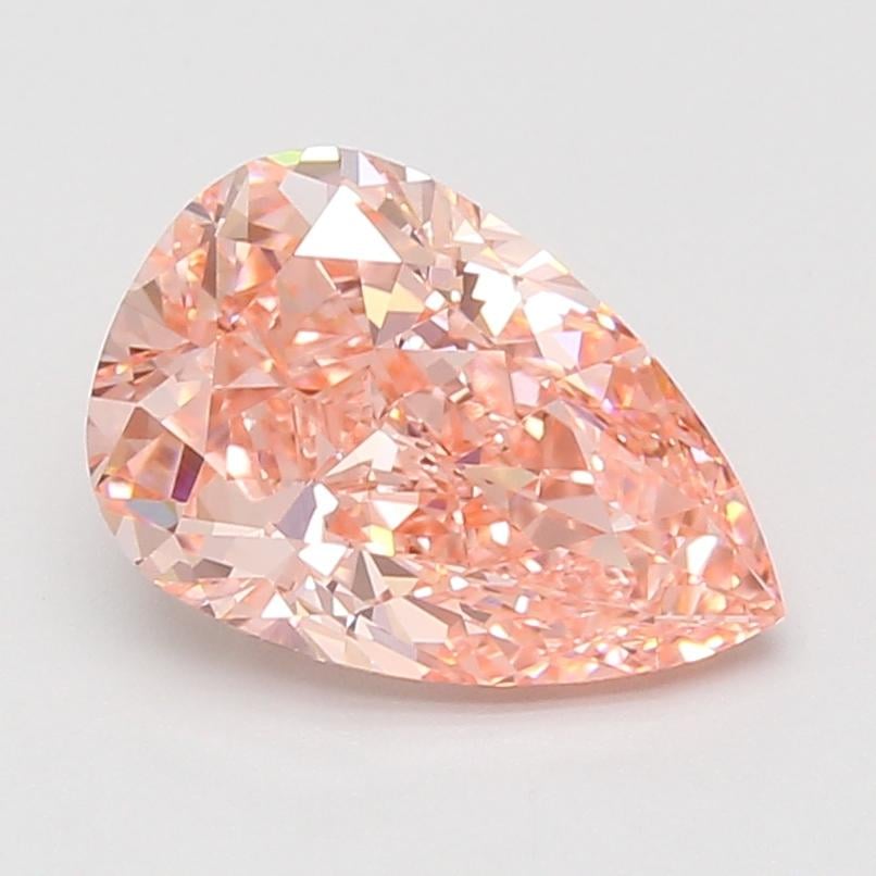 3.08 Ct. Fancy Vivid Pink Pear Lab Grown Diamond