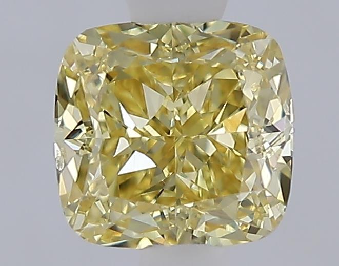 1.10 Ct. Fancy Intense  Yellow Cushion Lab Grown Diamond