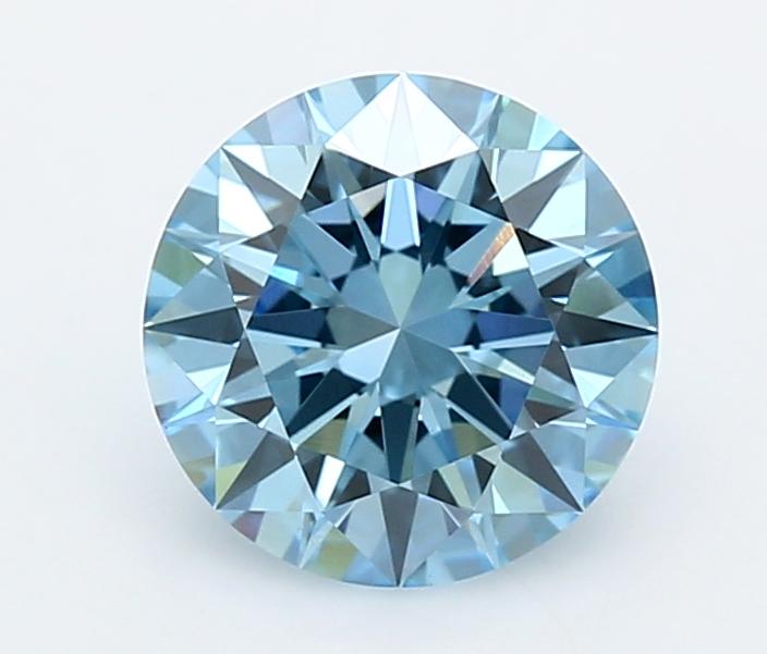 1.91 Ct. Fancy Vivid  Blue Round Lab Grown Diamond
