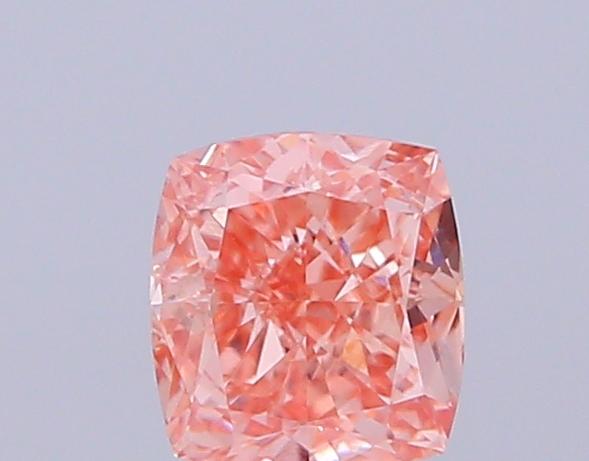 0.90 Ct. Fancy Intense  Pink Cushion Lab Grown Diamond
