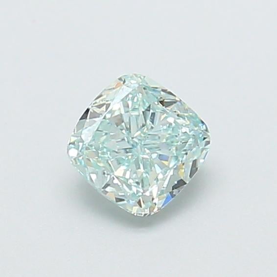0.58 Ct. Fancy Fancy Green Cushion Lab Grown Diamond
