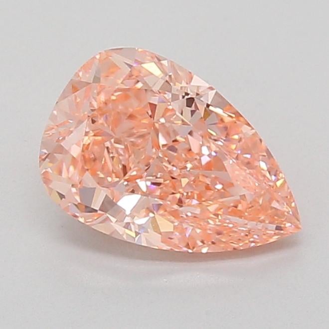1.71 Ct. Fancy Vivid Pink Pear Lab Grown Diamond