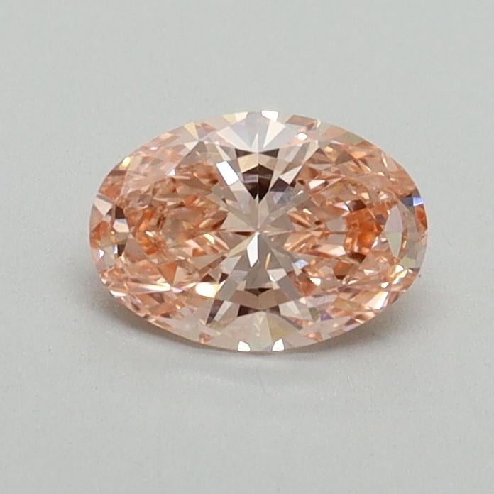 0.50 Ct. Fancy Vivid Pink Oval Lab Grown Diamond