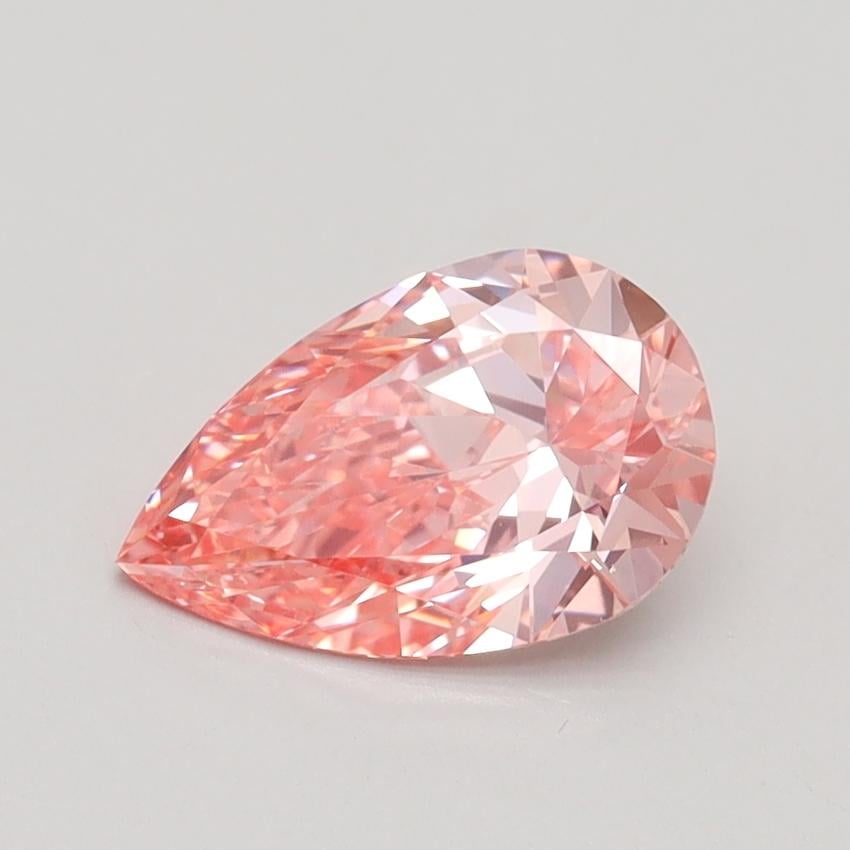 1.08 Ct. Fancy Vivid Pink Pear Lab Grown Diamond