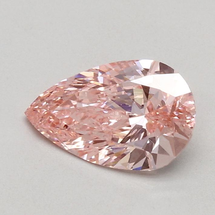 0.50 Ct. Fancy Vivid Pink Pear Lab Grown Diamond
