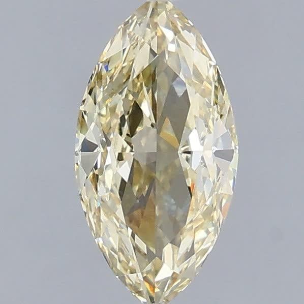 1.05 Ct. Fancy Light Yellow Marquise Lab Grown Diamond