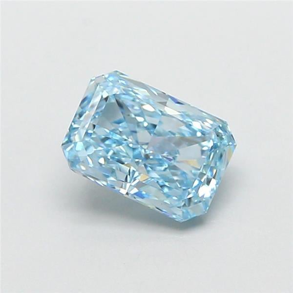 1.02 Ct. Fancy Vivid Blue Radiant Lab Grown Diamond