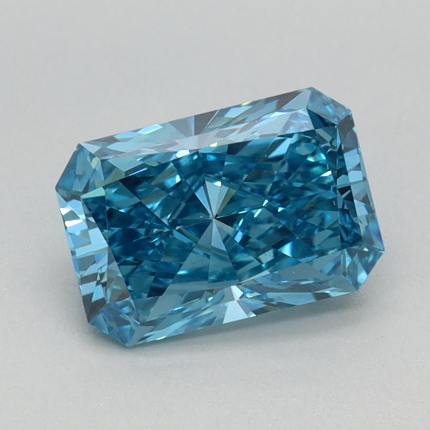1.00 Ct. Fancy Vivid Blue Radiant Lab Grown Diamond