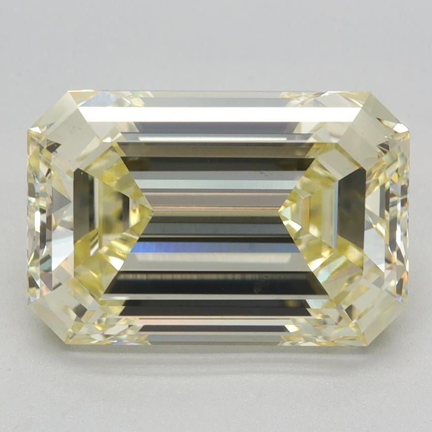 4.08 Ct. Fancy Light Yellow Emerald Lab Grown Diamond