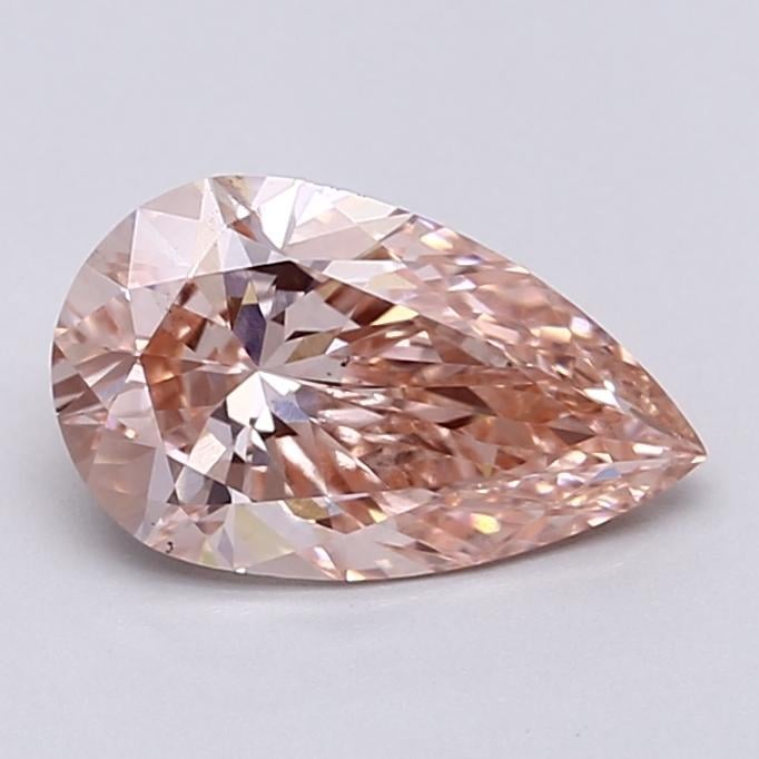 1.82 Ct. Fancy Vivid  Pink Pear Lab Grown Diamond