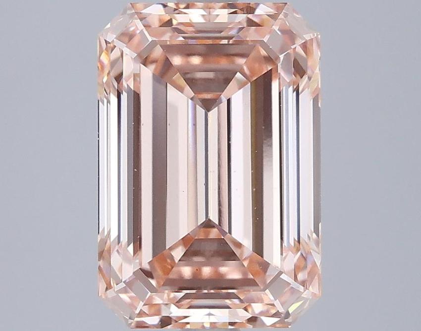 3.92 Ct. Fancy Intense Pink Emerald Lab Grown Diamond