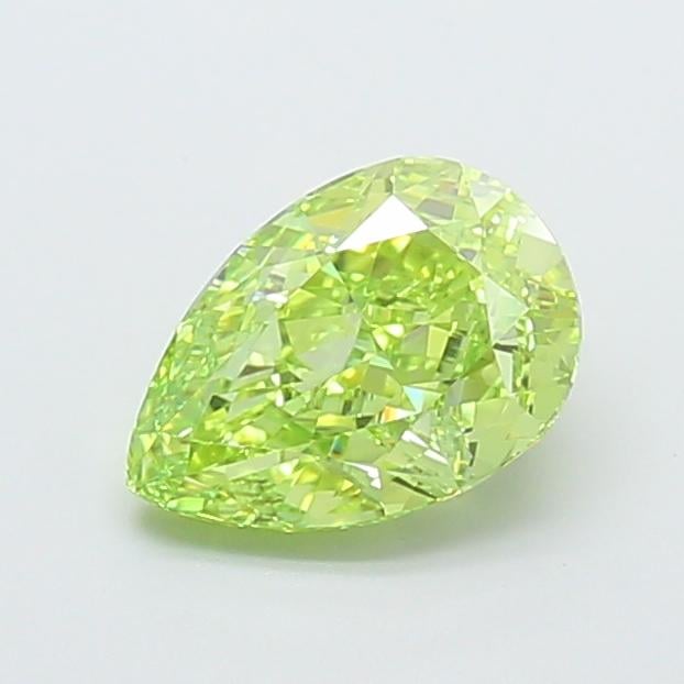 1.95 Ct. Fancy Green Vivid Pear Lab Grown Diamond