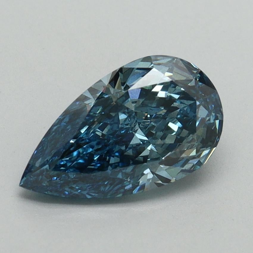 1.50 Ct. Fancy Vivid Blue Pear Lab Grown Diamond