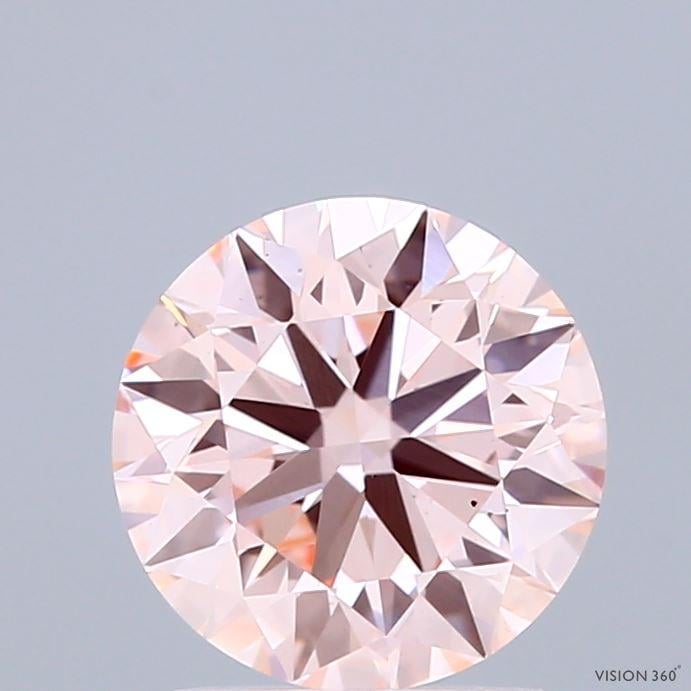 1.79 Ct. Fancy Intense  Pink Round Lab Grown Diamond