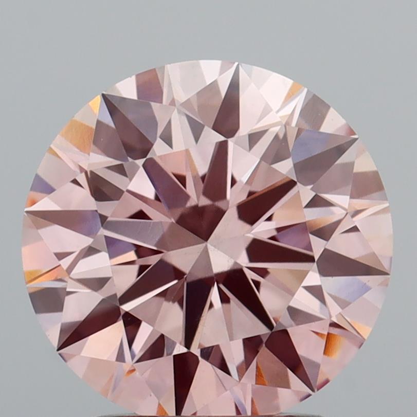 2.13 Ct. Fancy Intense  Pink Round Lab Grown Diamond