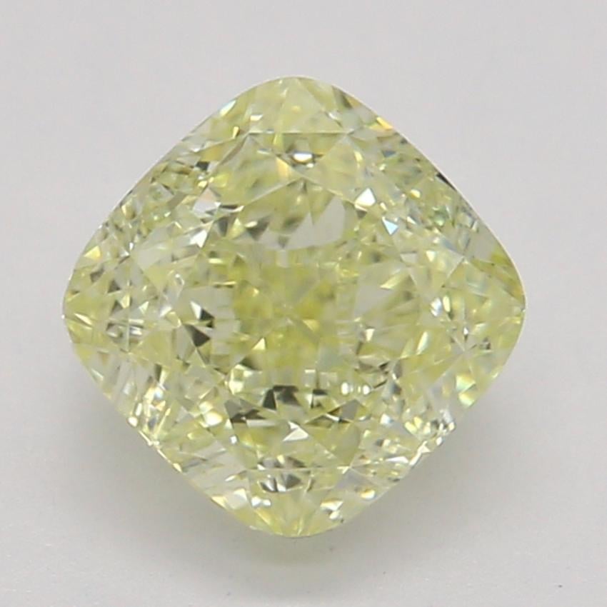 0.74 Ct. Fancy Light Yellow Cushion Diamond