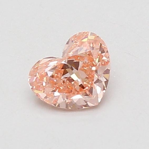 0.56 Ct. Fancy Vivid Pink Heart Lab Grown Diamond