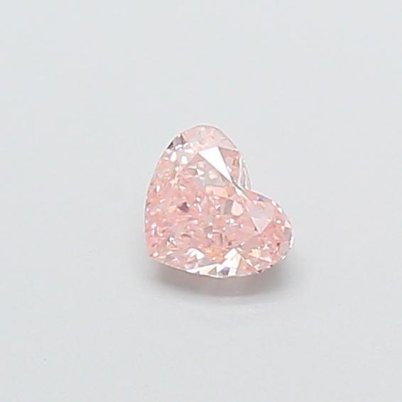 0.28 Ct. Fancy Light  Pink Heart Lab Grown Diamond