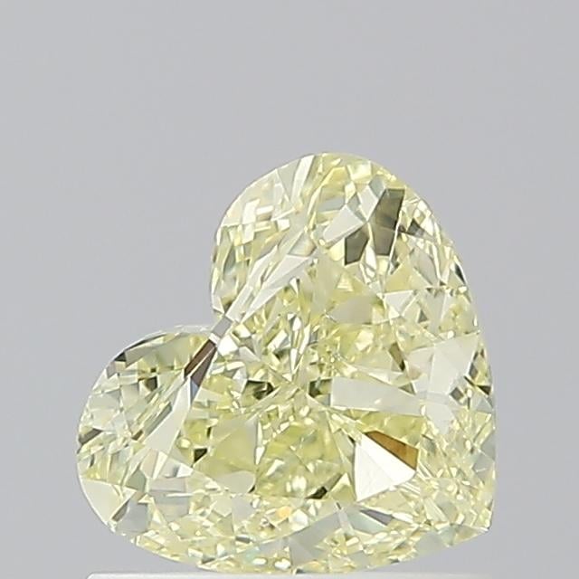 1.01 Ct. Fancy Light  Yellow Heart Diamond