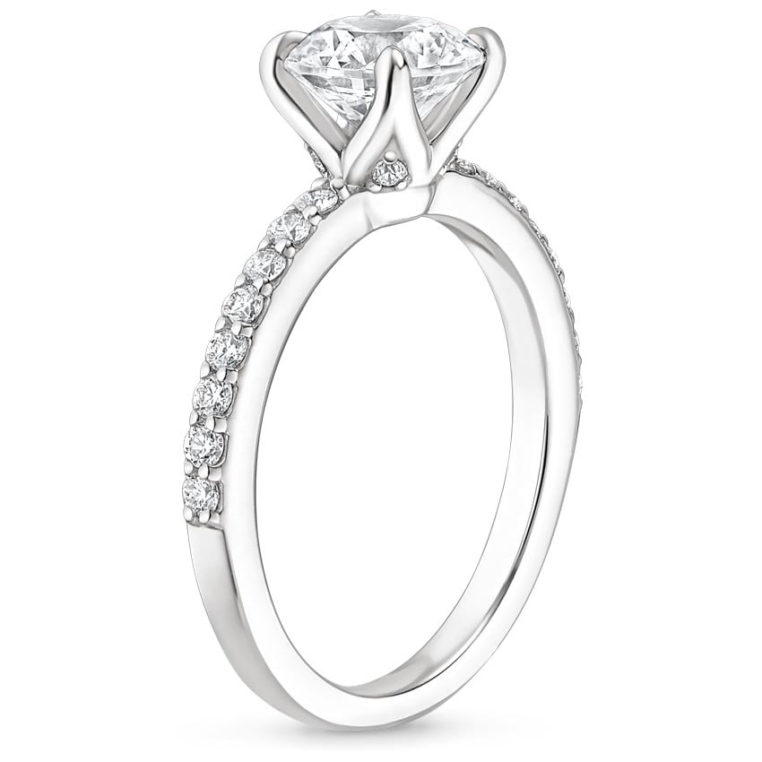 18K White Gold Luxe Elodie Diamond Ring (1/4 ct. tw.), large side view