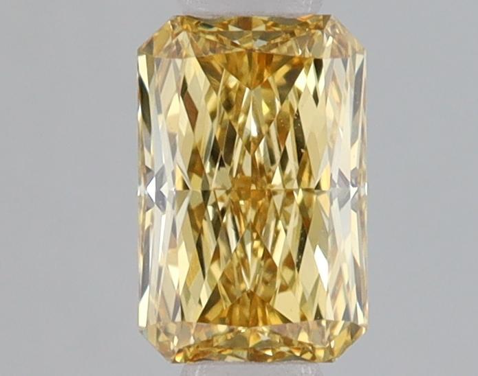 0.64 Ct. Fancy Intense Yellow Radiant Lab Grown Diamond