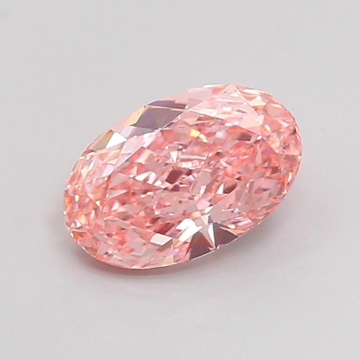 1.96 Ct. Fancy Intense Pink Oval Lab Grown Diamond