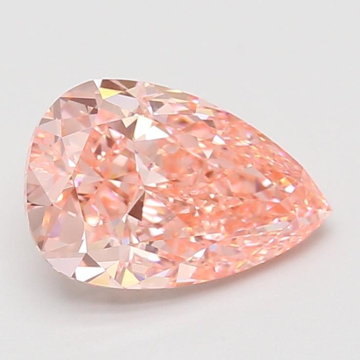 2.75 Ct. Fancy Vivid Pink Pear Lab Grown Diamond