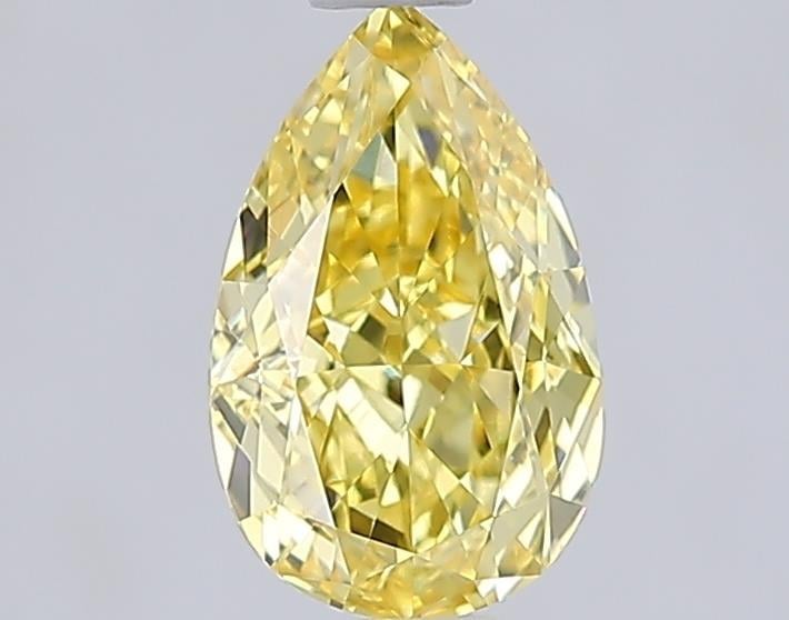 1.01 Ct. Fancy Vivid Yellow Yellow Pear Lab Grown Diamond