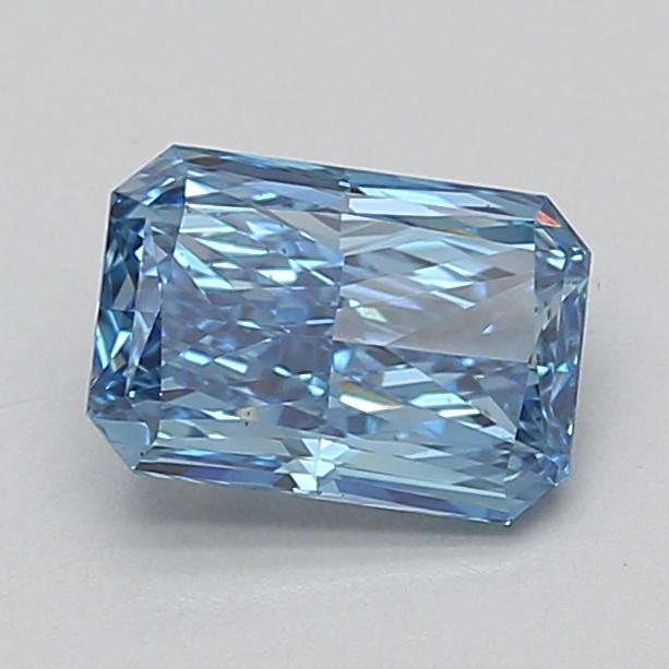 1.56 Ct. Fancy Vivid Blue Radiant Lab Grown Diamond
