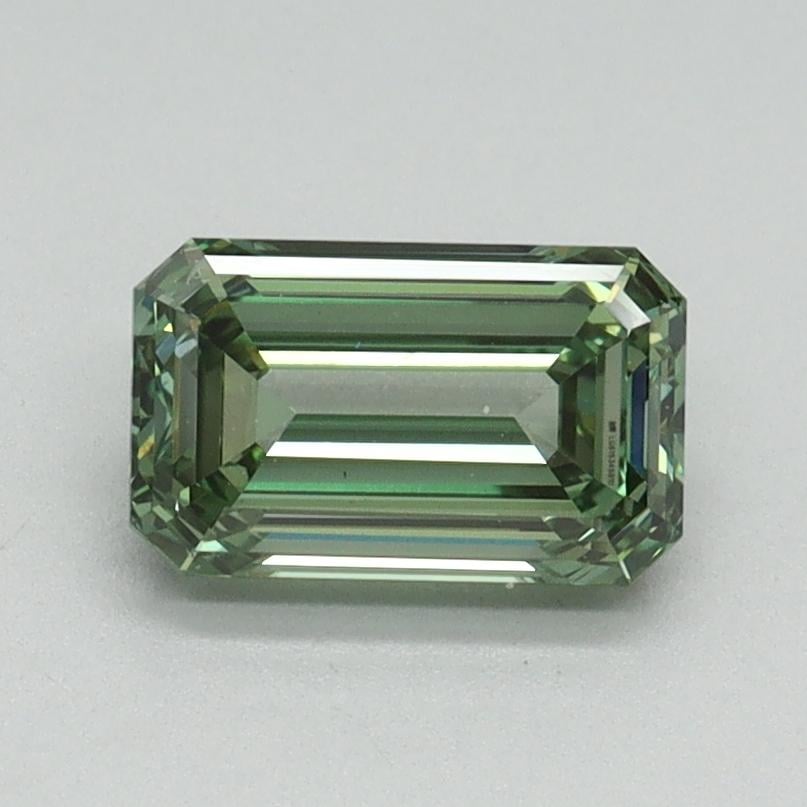 1.04 Ct. Fancy Vivid Green Emerald Lab Grown Diamond