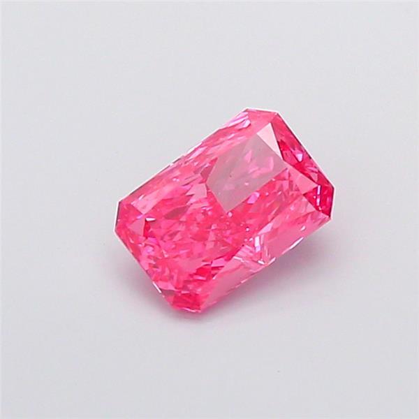 1.12 Ct. Fancy Vivid Pink Radiant Lab Grown Diamond