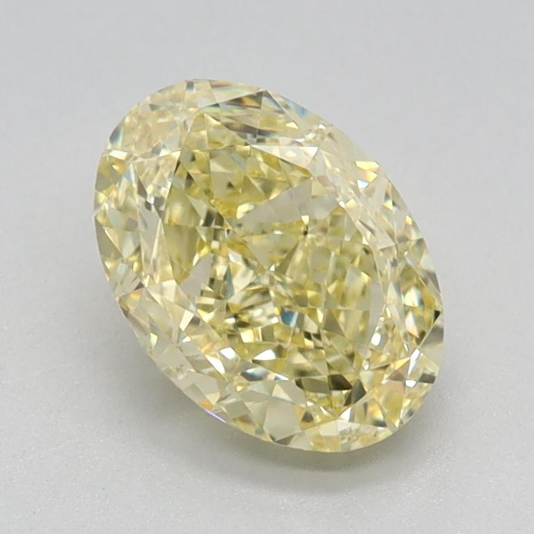 1.23 Ct. Fancy Intense Yellow Oval Lab Grown Diamond