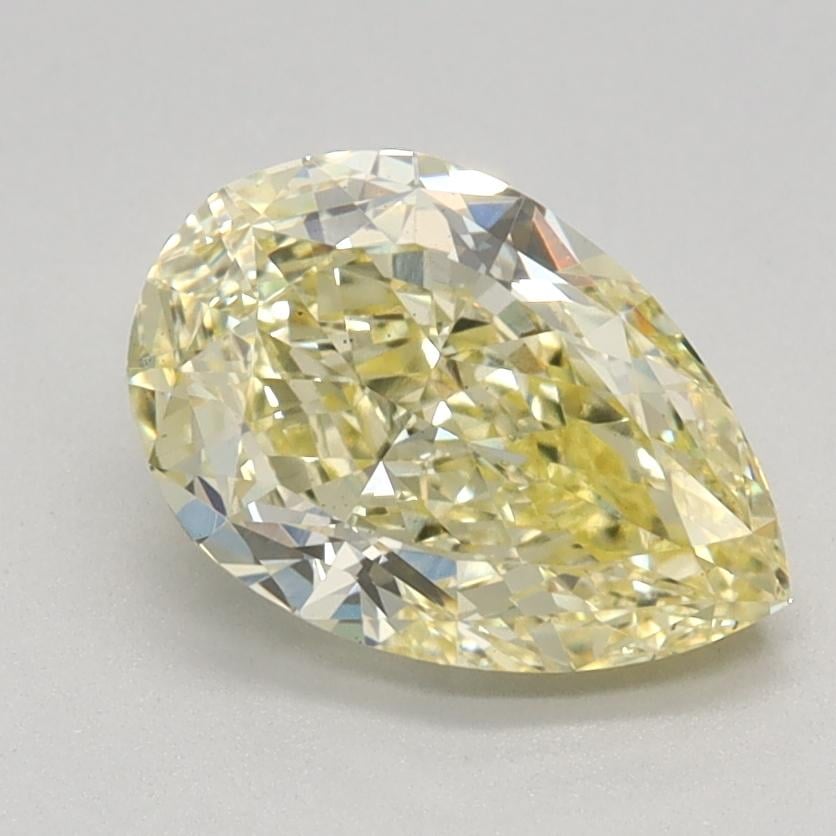 1.35 Ct. Fancy Intense Yellow Pear Lab Grown Diamond