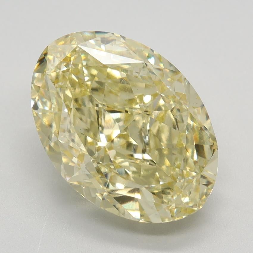 5.05 Ct. Fancy Intense Yellow Oval Lab Grown Diamond