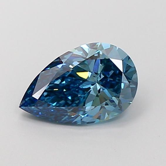 2.01 Ct. Fancy Vivid Blue Pear Lab Grown Diamond