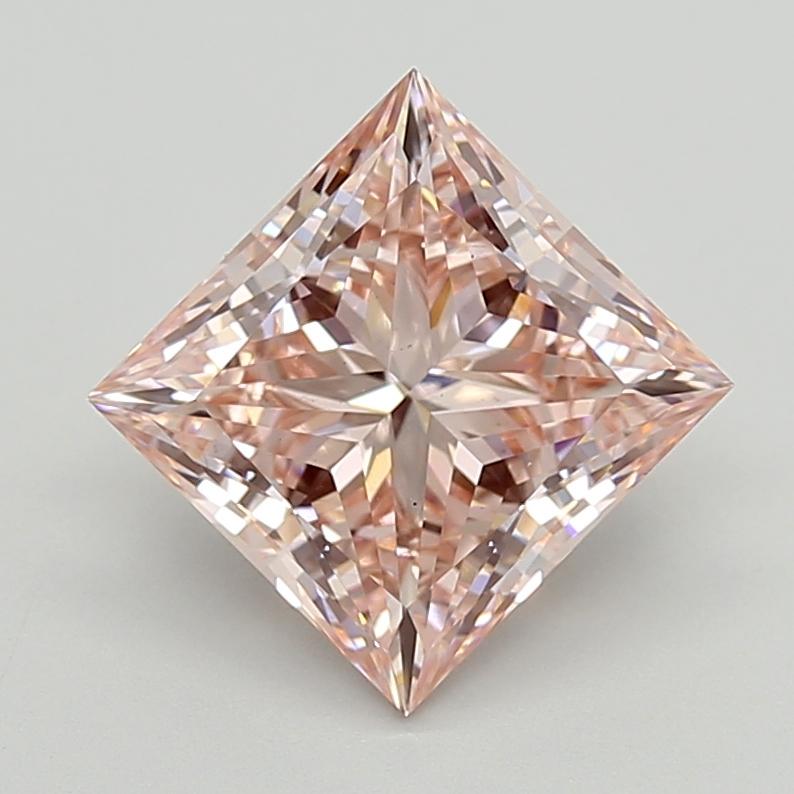 4.01 Ct. Fancy Intense  Pink Princess Lab Grown Diamond