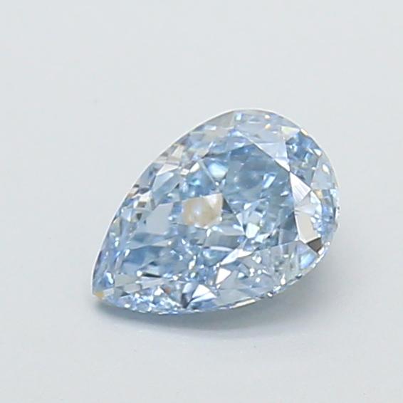 1.01 Ct. Fancy Vivid Blue Pear Lab Grown Diamond